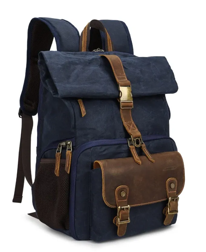 Vintage Style Camera Backpack  | Grand Teton