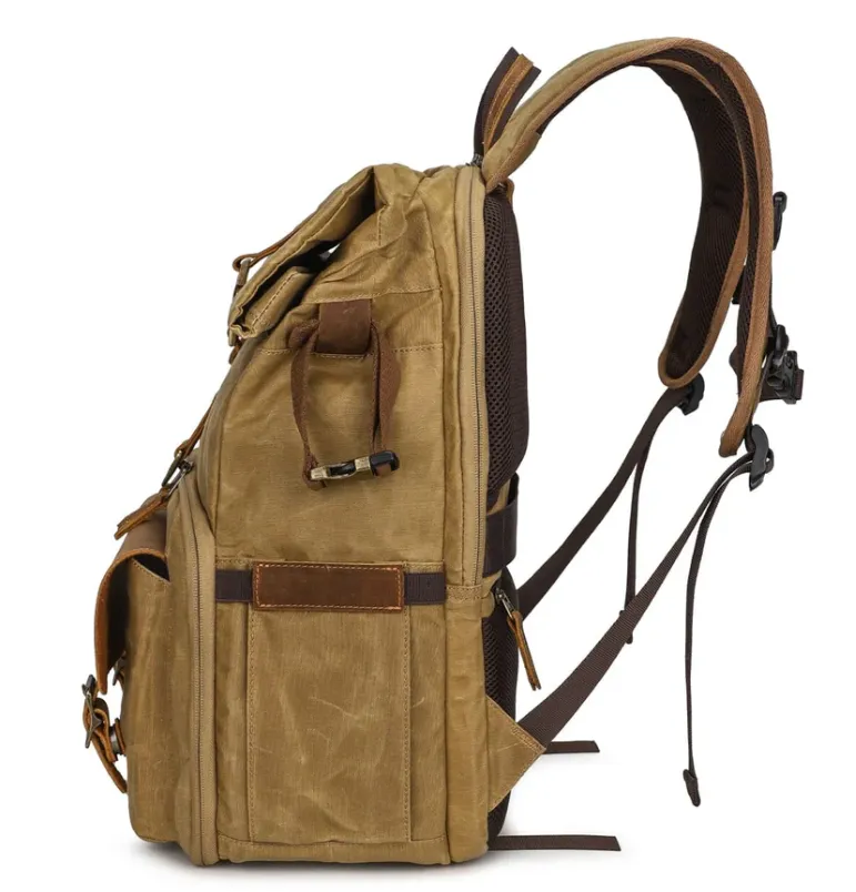 Vintage Style Camera Backpack  | Grand Teton