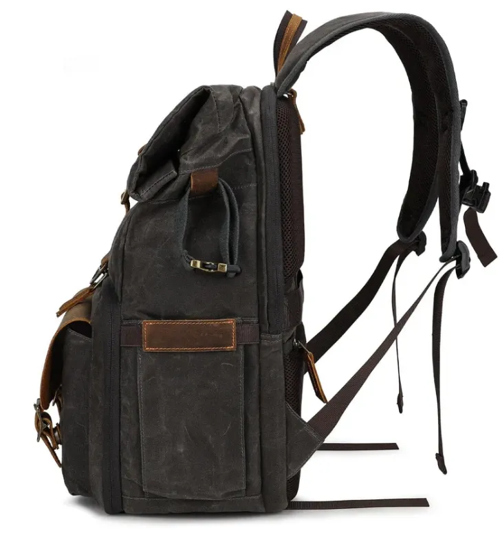 Vintage Style Camera Backpack  | Grand Teton