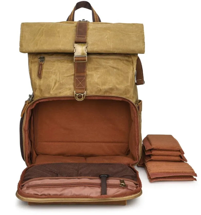 Vintage Style Camera Backpack  | Grand Teton