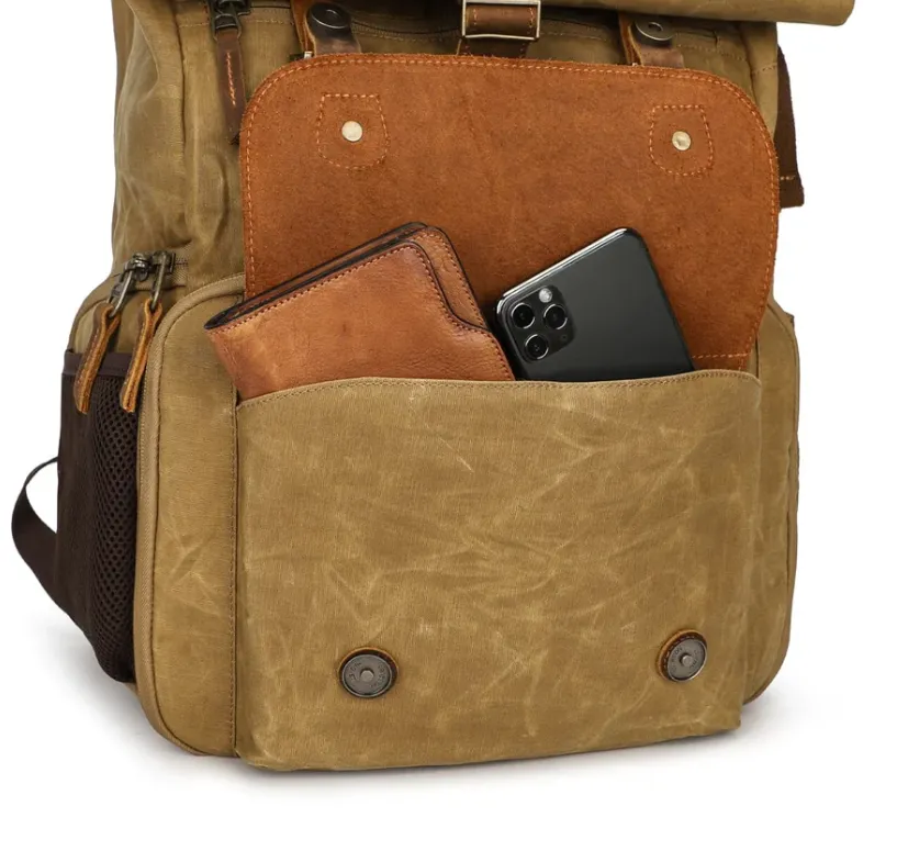 Vintage Style Camera Backpack  | Grand Teton