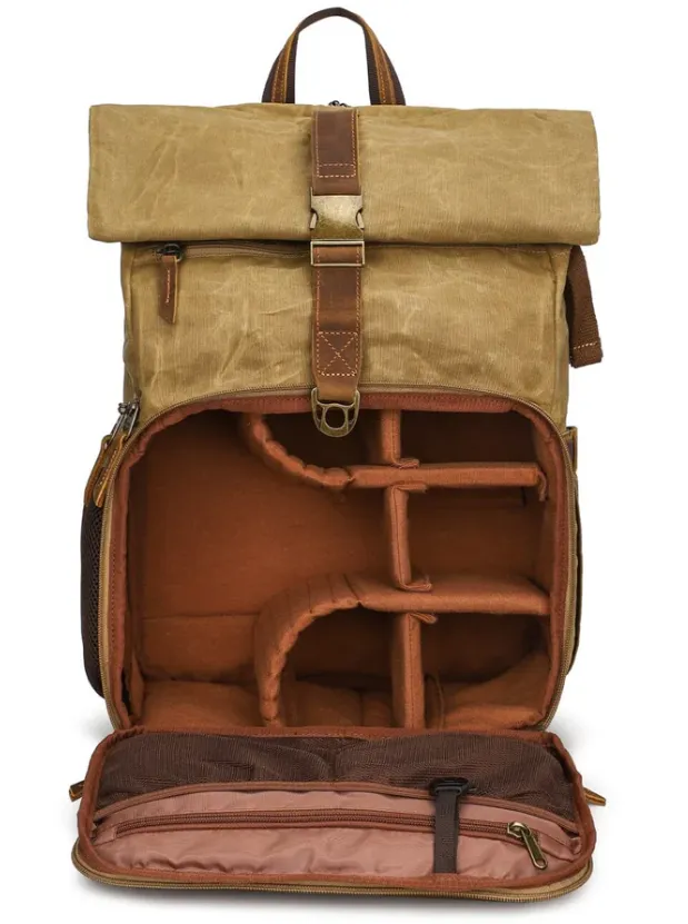 Vintage Style Camera Backpack  | Grand Teton
