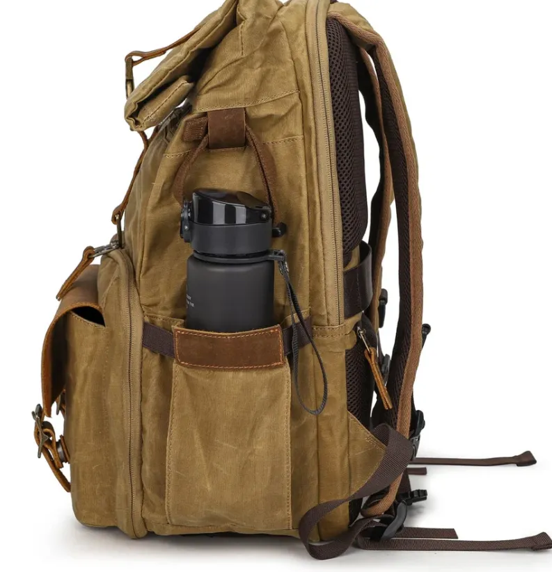 Vintage Style Camera Backpack  | Grand Teton