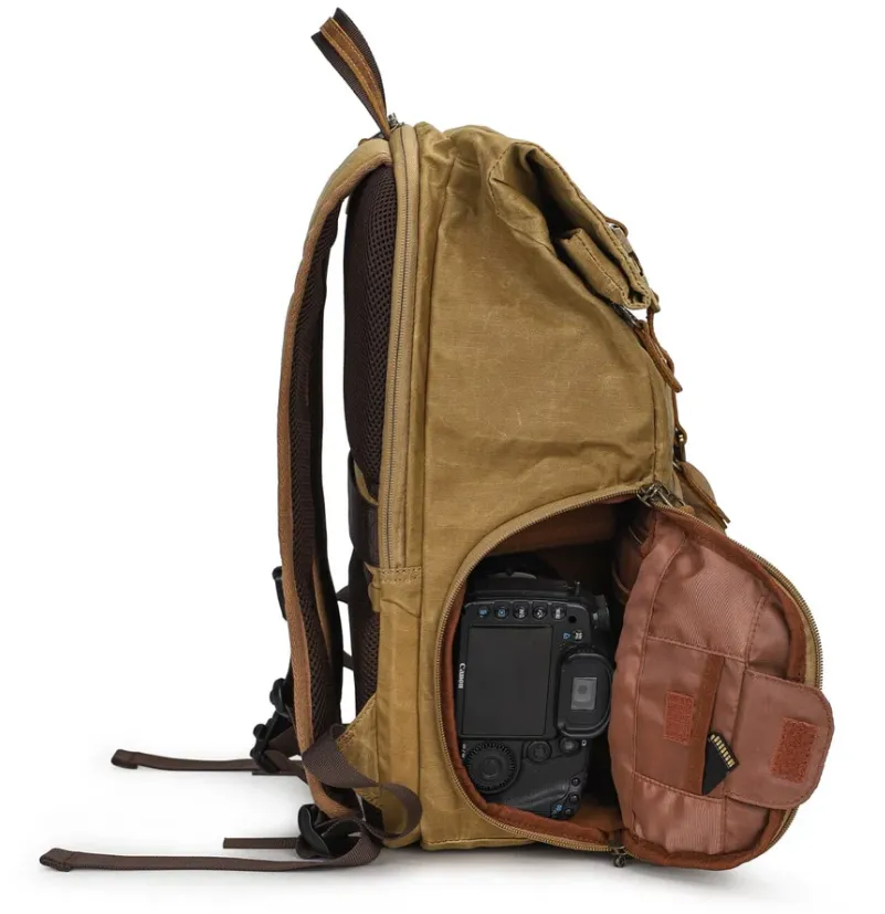 Vintage Style Camera Backpack  | Grand Teton