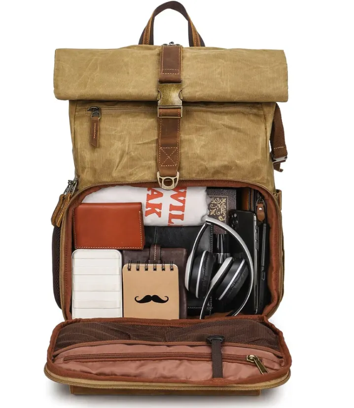 Vintage Style Camera Backpack  | Grand Teton