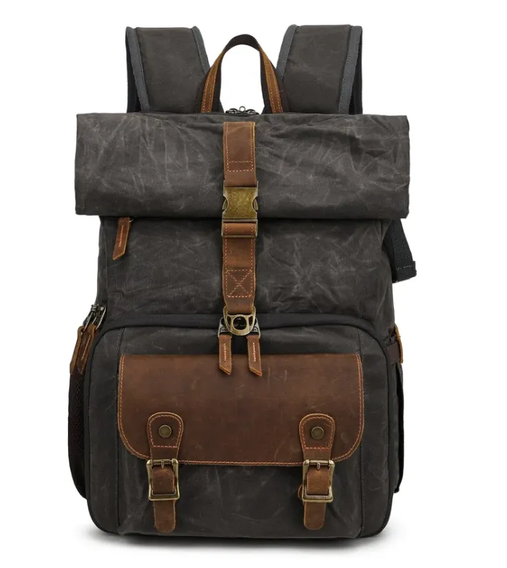 Vintage Style Camera Backpack  | Grand Teton