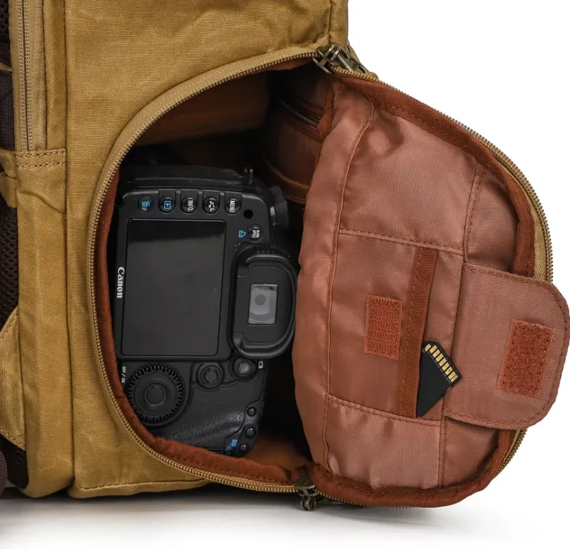 Vintage Style Camera Backpack  | Grand Teton