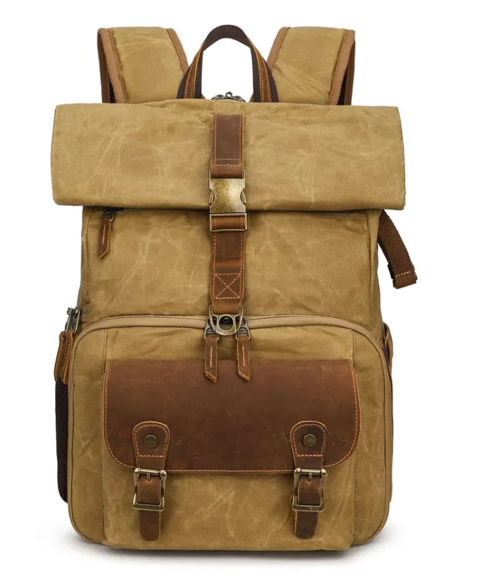 Vintage Style Camera Backpack  | Grand Teton