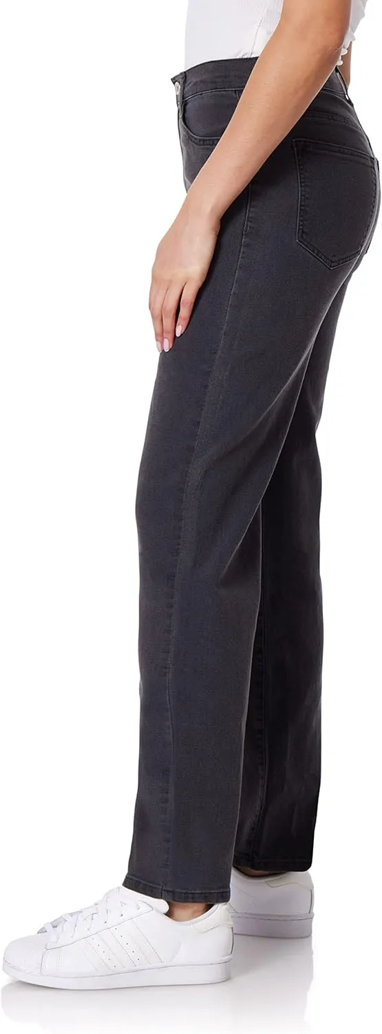 WallFlower Women's Dad Denim High-Rise Insta Vintage Juniors Jeans