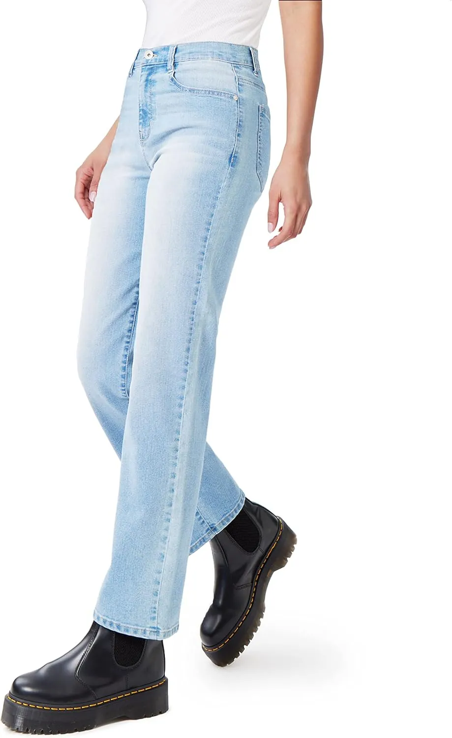 WallFlower Women's Dad Denim High-Rise Insta Vintage Juniors Jeans