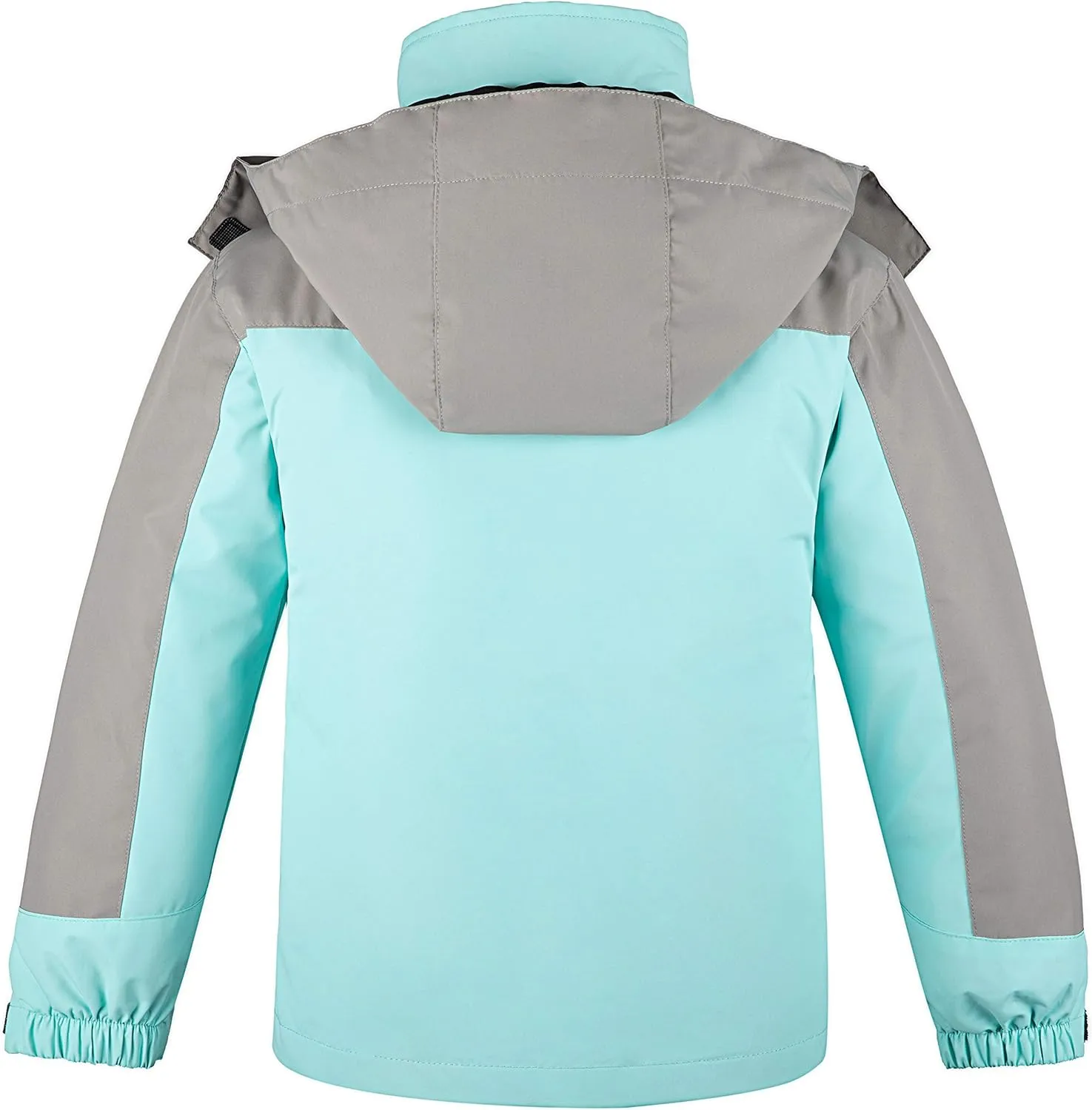 wantdo Girl's Ski Jacket Warm 3 in 1 Winter Coat Fleece Lined Snow Coat