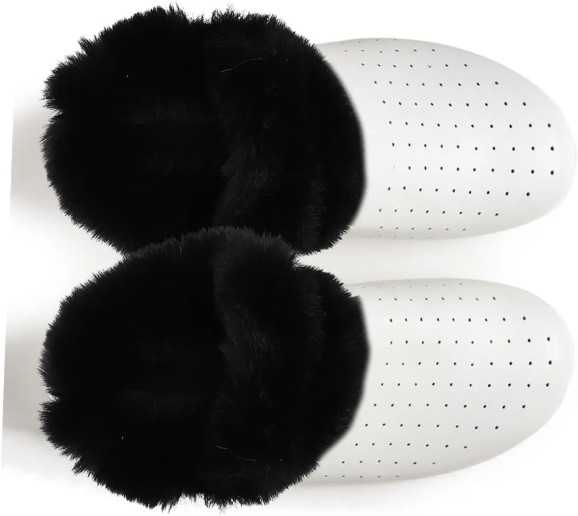 Warm Comfortable Winter Boot Insoles Faux Fur Liner Non-Slip Socks Windproof Shoes Removable Washable for Outdoor/Indoor Activities