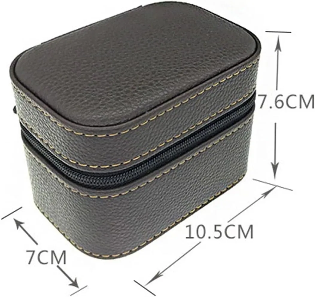 Watch Box Organizer Single Watch Storage Box Portable High-end Watch Display Box Watch Organizer Watch Holder watch case(Brown)