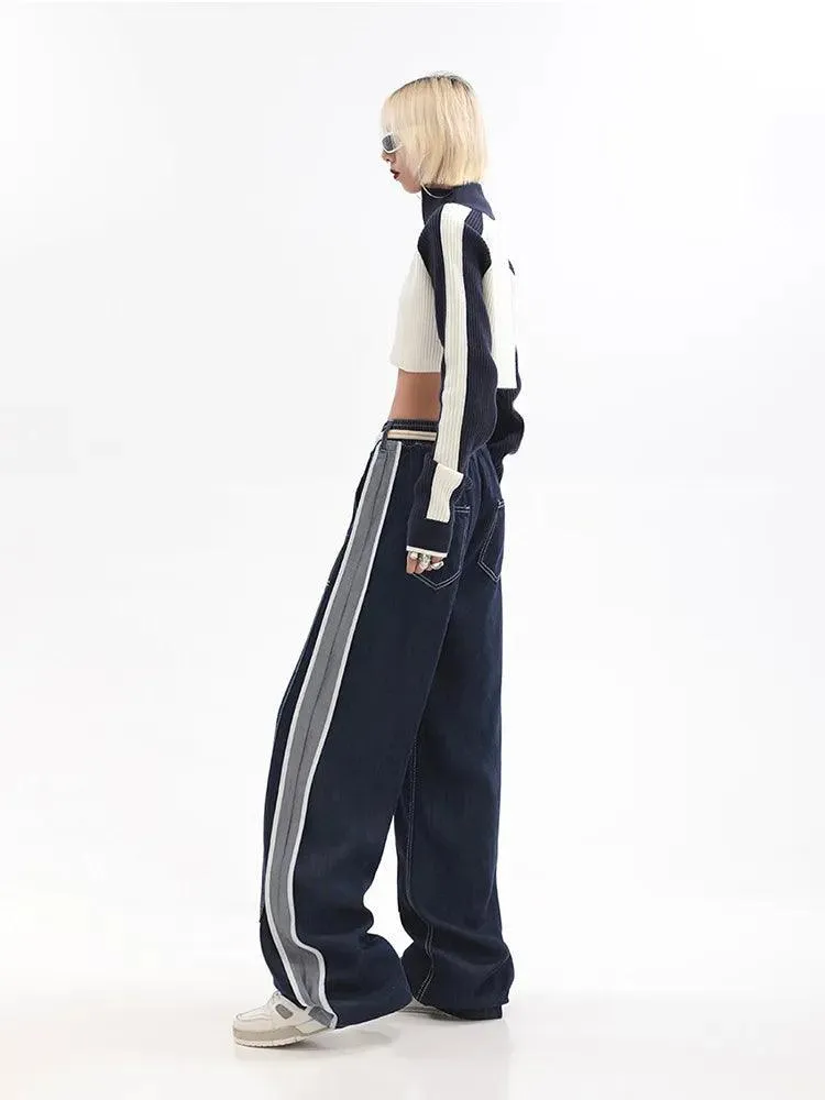 Wide Leg Baggy Denim Pant