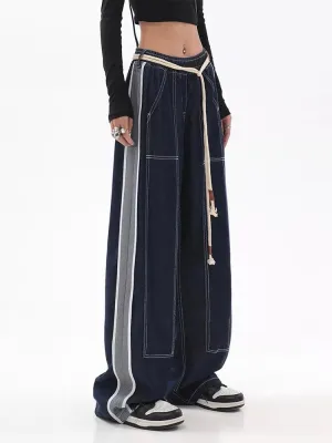 Wide Leg Baggy Denim Pant