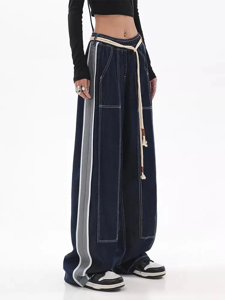 Wide Leg Baggy Denim Pant