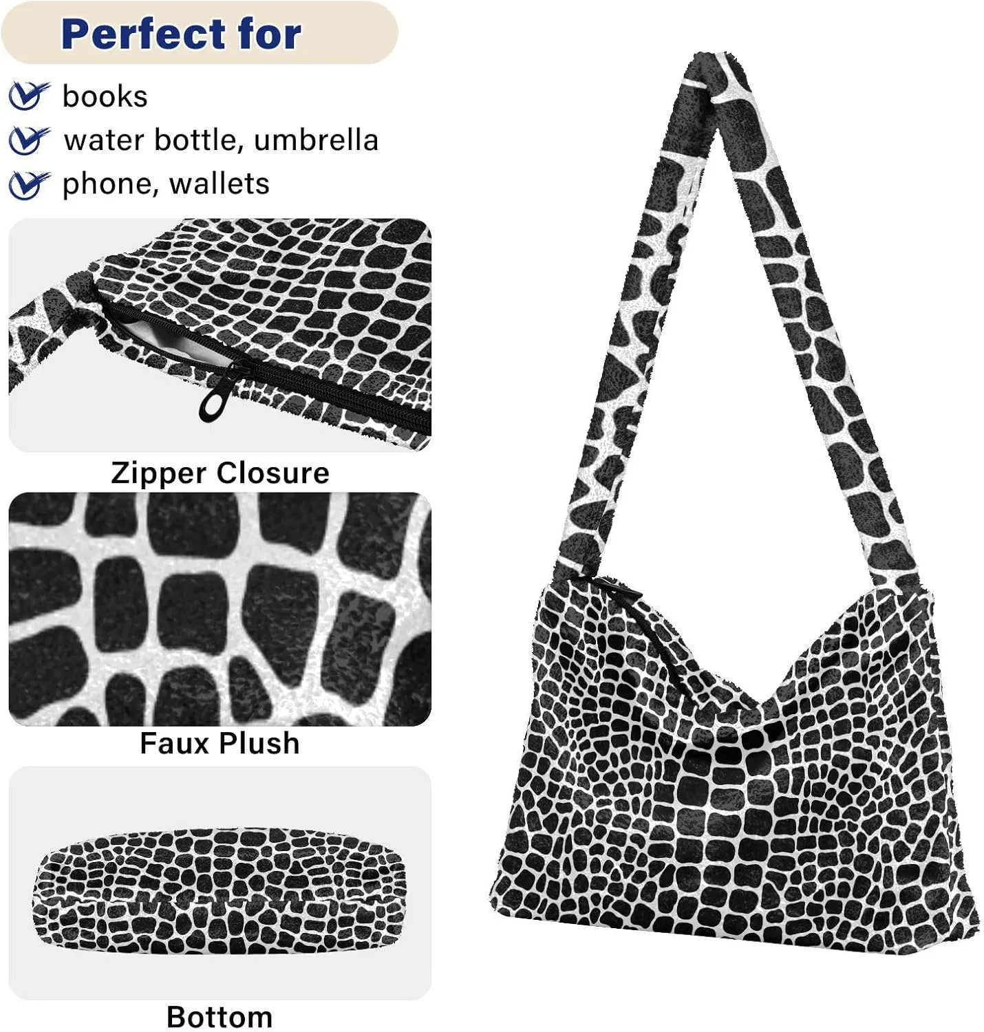 Women Boho Handbag Underarm Bag Tote Bag Shoulder Bag Crossbody Bag