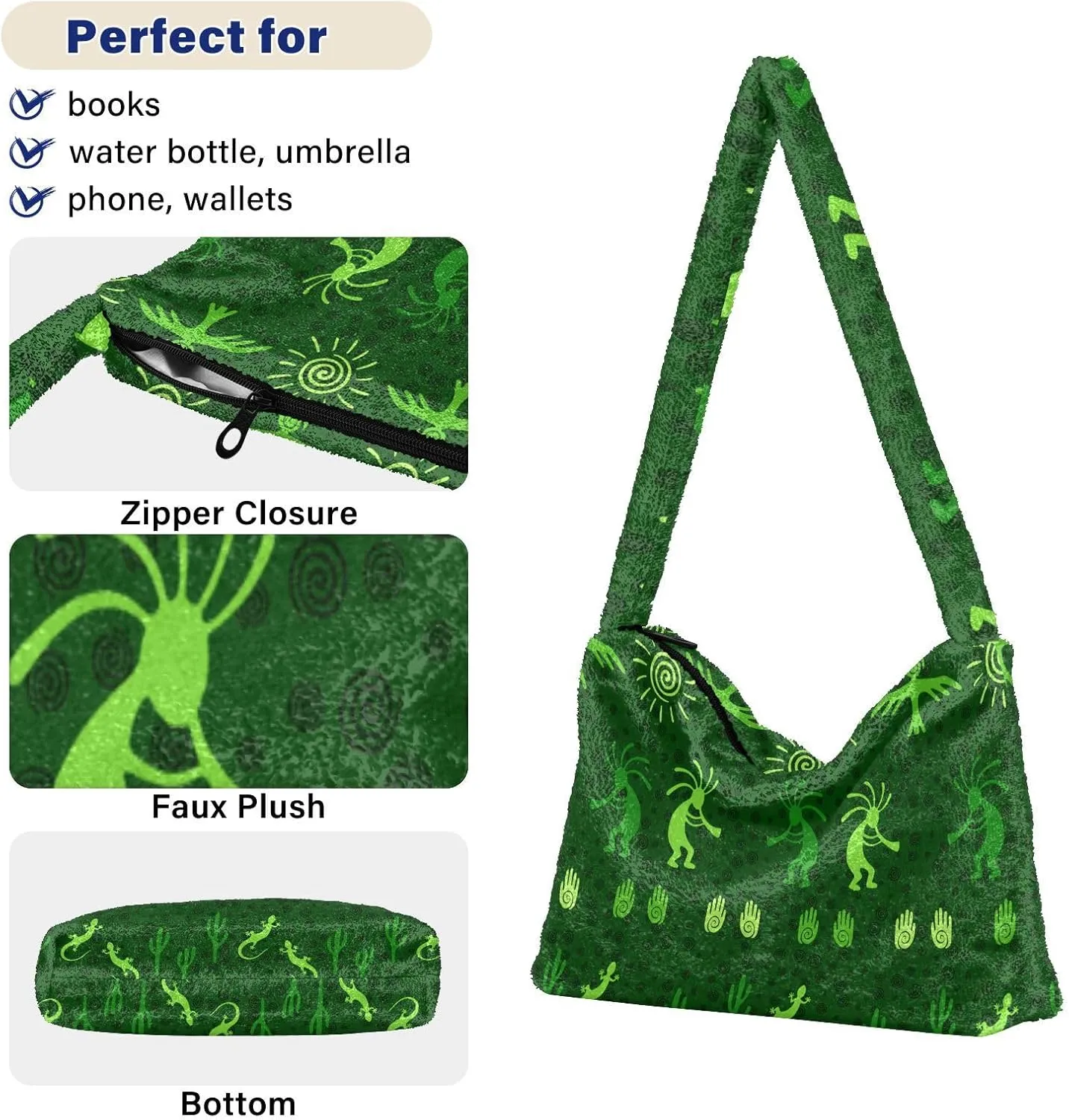 Women Boho Handbag Underarm Bag Tote Bag Shoulder Bag Crossbody Bag