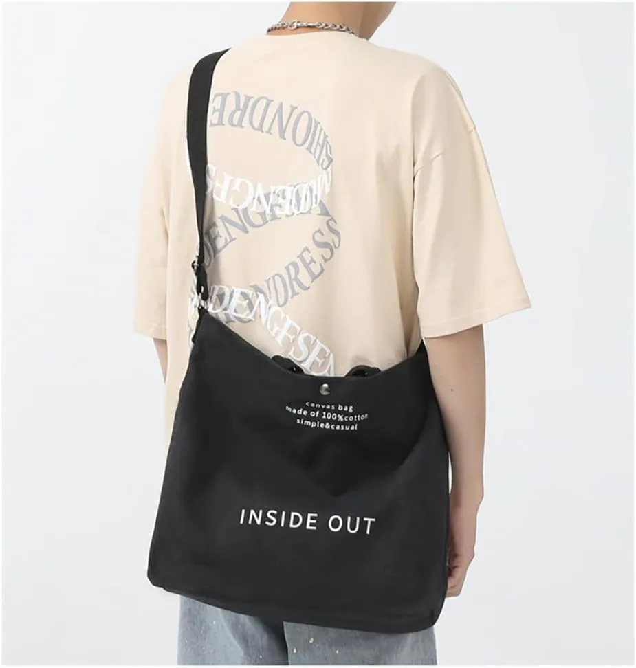 Women Canvas Tote Handbags Casual Shoulder Work Bag Crossbody Top Handle Bag Cross-body Handbags