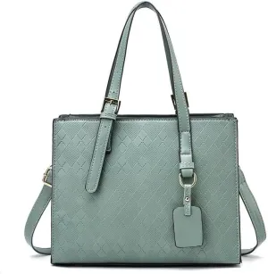 Women Crossbody Bags Pattern Zipper Metal Hardware Handbags Commuting Leather Shoulder Bag Cross-Body Bag Pu Leather