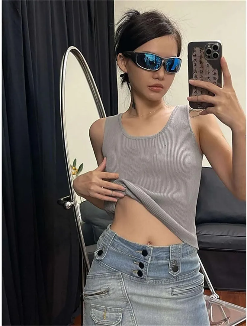 Women Denim Mini Skirt Vintage Washed Hip Wrap Streetwear Korean Sexy Design Skirts