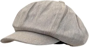 Women Oversized Slouchy Newsboy Cap Puffy Baggy Jean Paperboy Hat with Visor