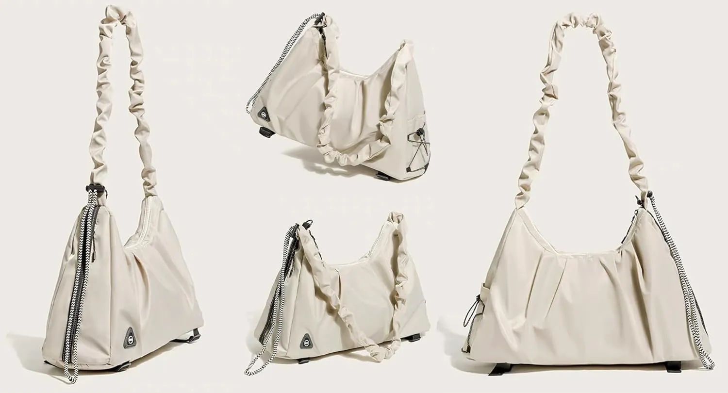 Women Shoulder Handbag Fashionable Practical Tote Purse Multifunctional Crossbody Bag MultiPocket Gym Bag