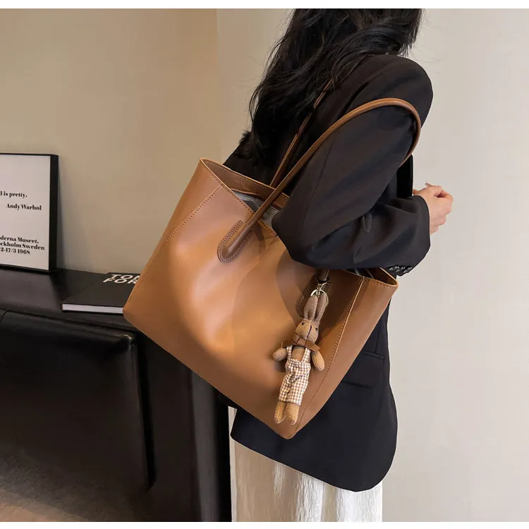 Women's Bag Fall Fashion Casual Textured One-Shoulder Bag
