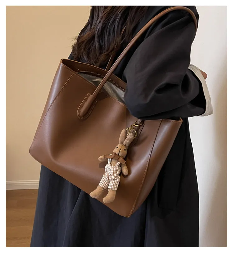 Women's Bag Fall Fashion Casual Textured One-Shoulder Bag