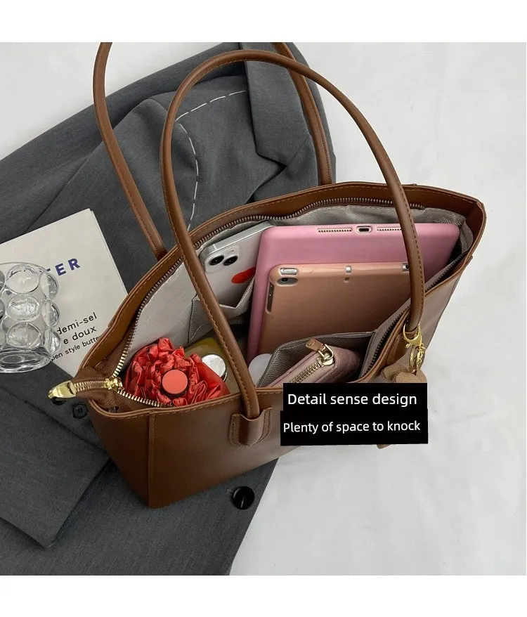 Women's Bag Fall Fashion Casual Textured One-Shoulder Bag