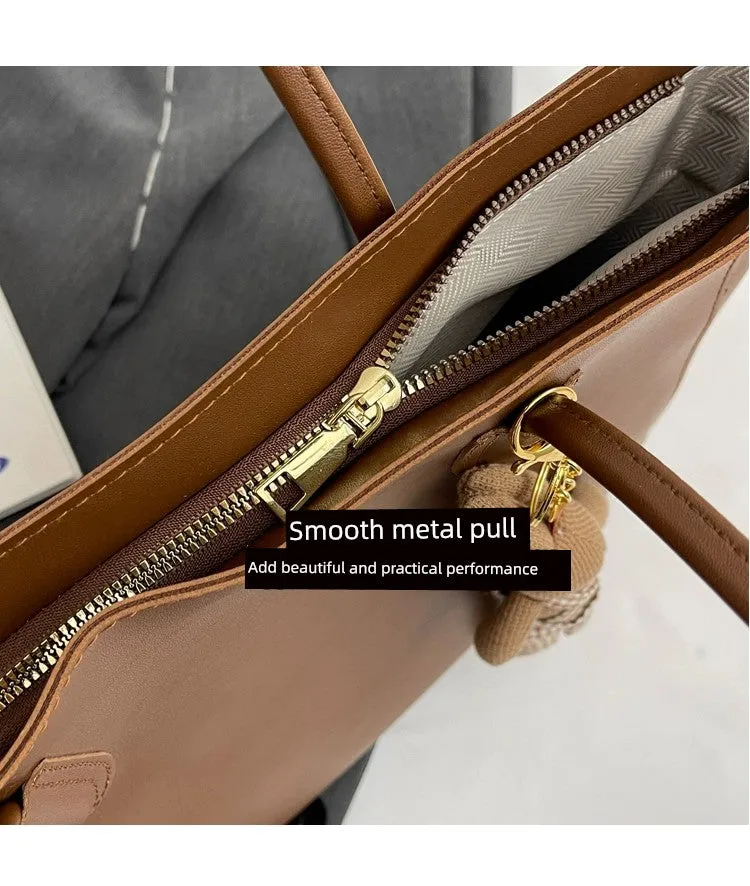 Women's Bag Fall Fashion Casual Textured One-Shoulder Bag