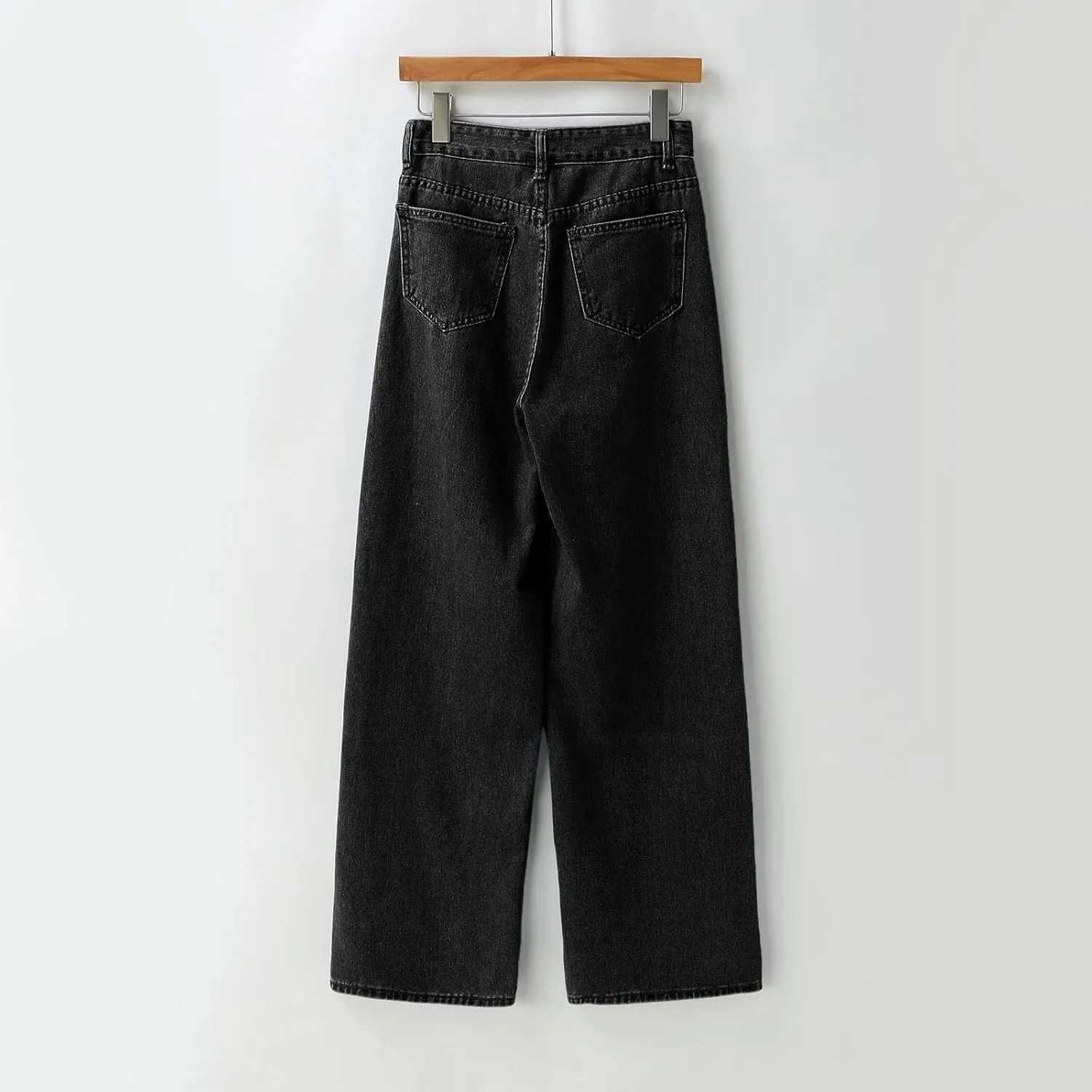 Women's Baggy Jeans Vintage Y2K Wide Leg Jeans High Waisted Boyfriend Pants Plus Size Ripped Jeans Hip Hop Streetwear