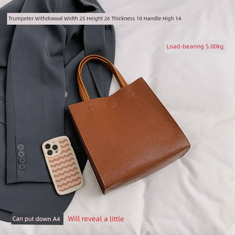 Women's Fashionable All-Match Large-Capacity Handbag