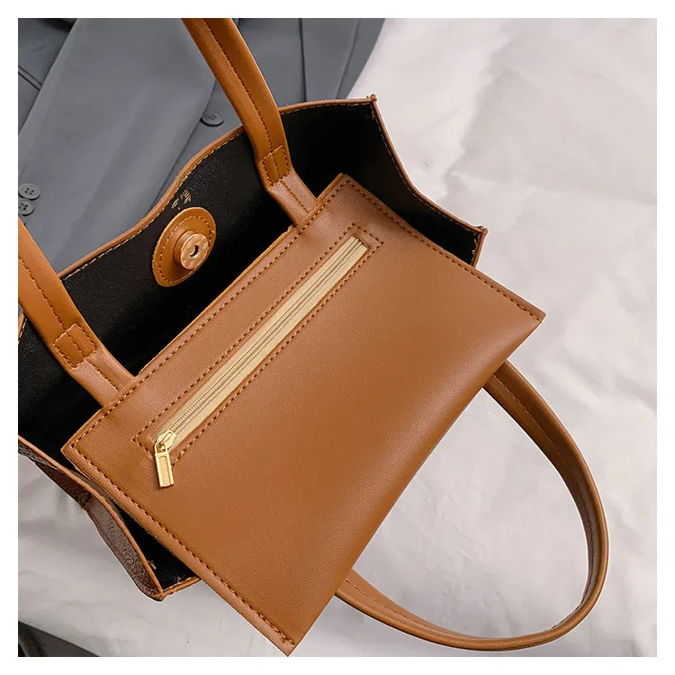 Women's Fashionable All-Match Large-Capacity Handbag