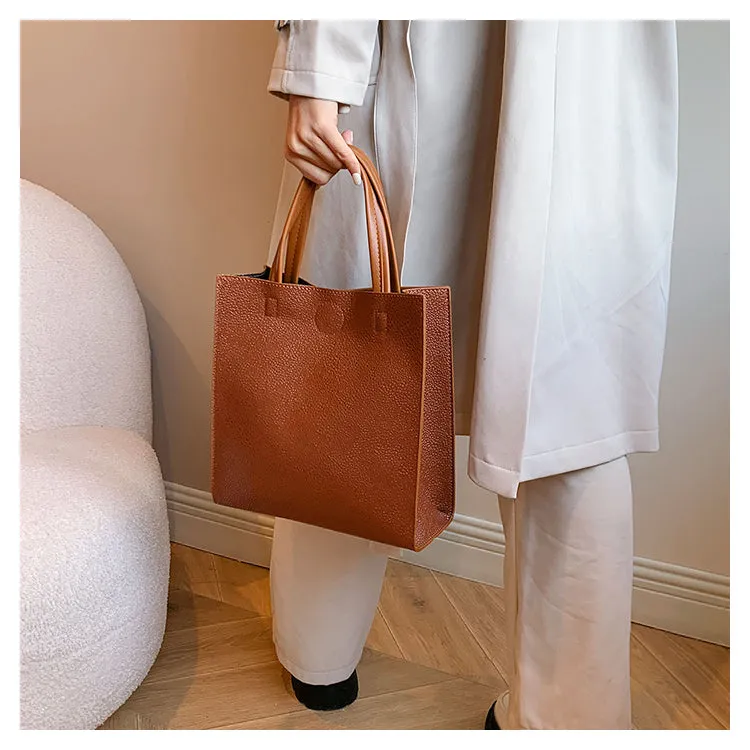 Women's Fashionable All-Match Large-Capacity Handbag