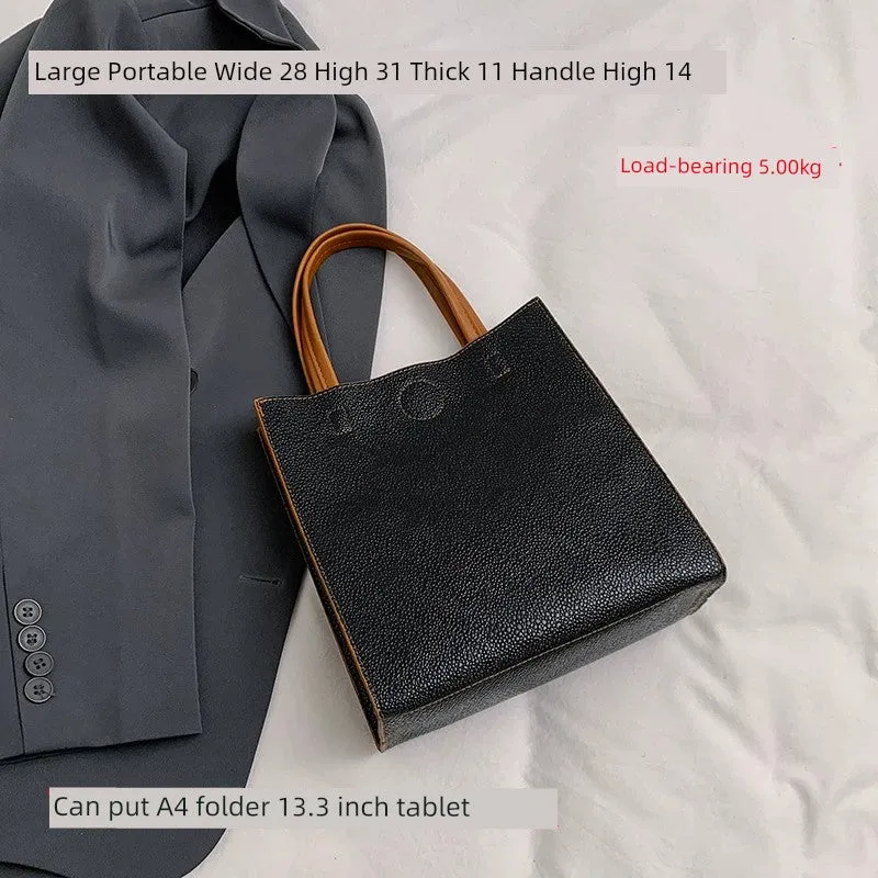Women's Fashionable All-Match Large-Capacity Handbag