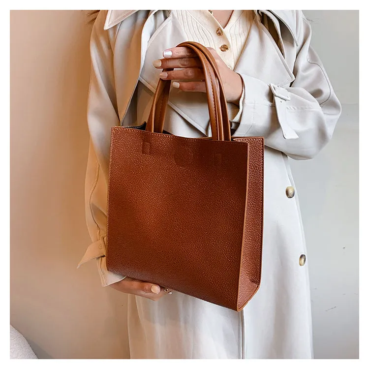 Women's Fashionable All-Match Large-Capacity Handbag