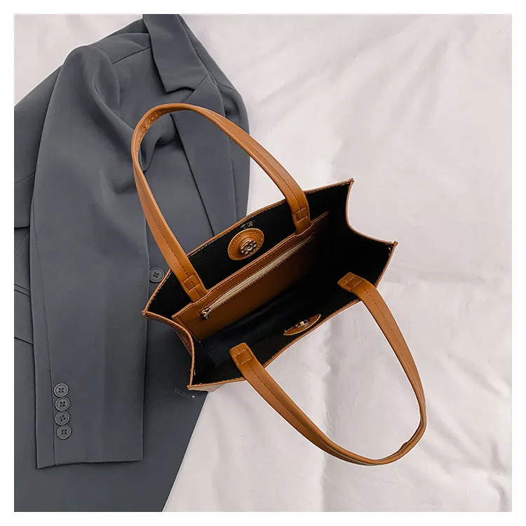 Women's Fashionable All-Match Large-Capacity Handbag