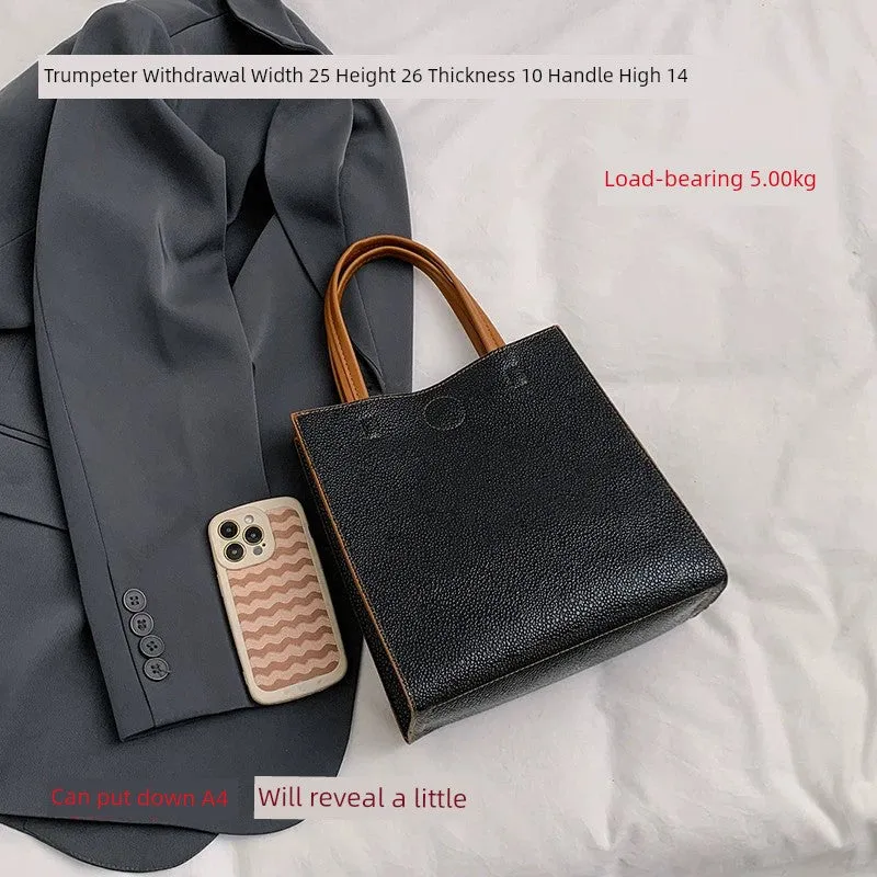 Women's Fashionable All-Match Large-Capacity Handbag