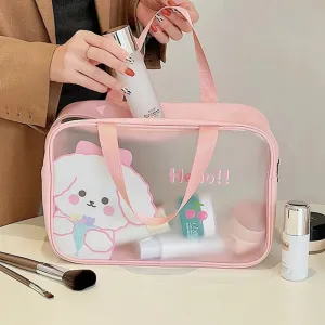Women's Good-looking Waterproof Cartoon Animation Storage Portable Cosmetic Bags