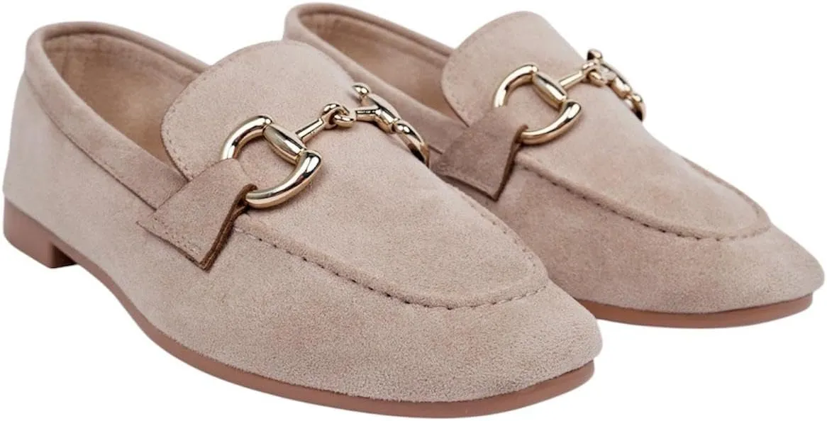 Women's Loafer Flat Comfortable Faux Suede Work Shoes,Cute Penny Loafer Slip On Ballet Flat, Barefoot Shoes Women