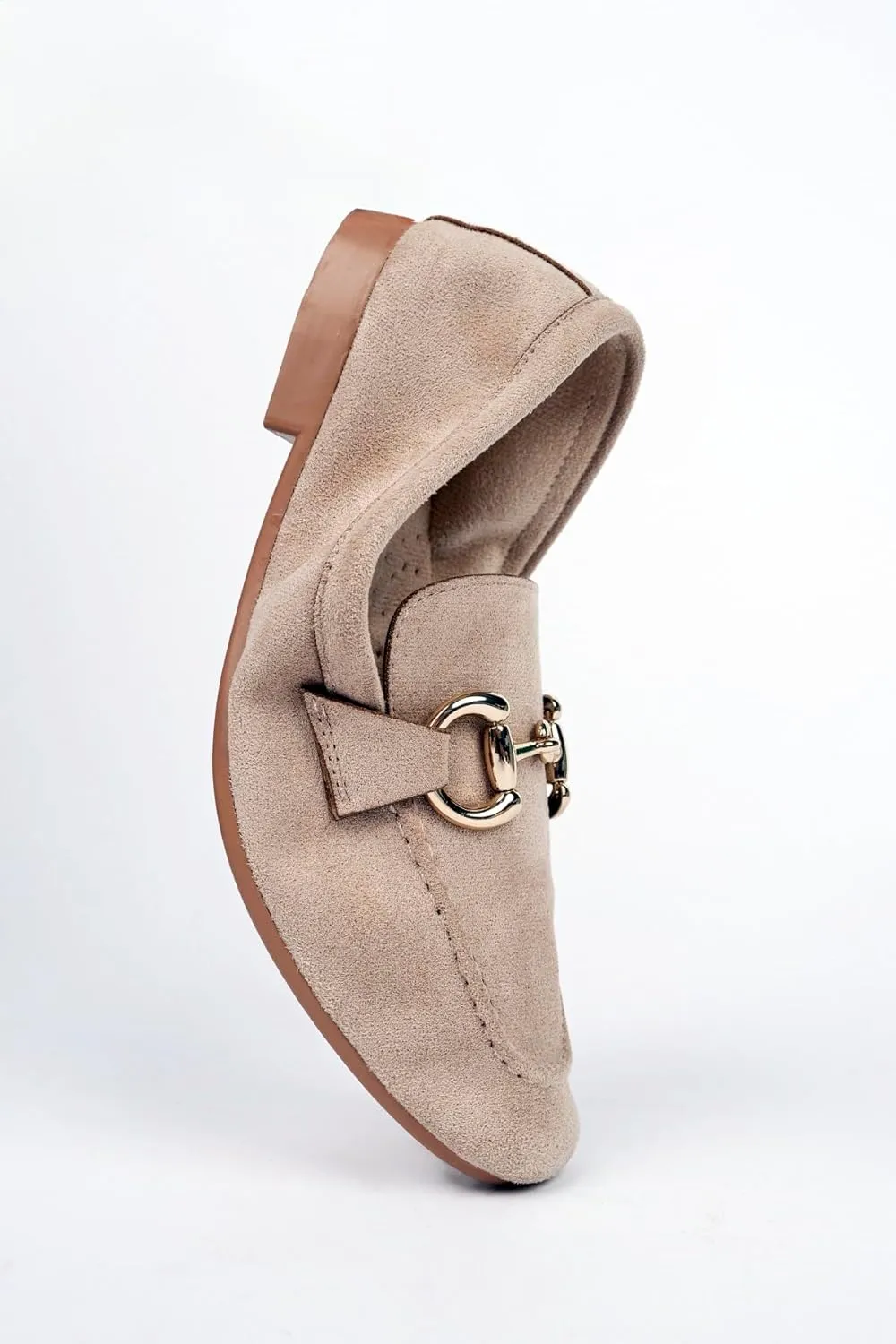 Women's Loafer Flat Comfortable Faux Suede Work Shoes,Cute Penny Loafer Slip On Ballet Flat, Barefoot Shoes Women