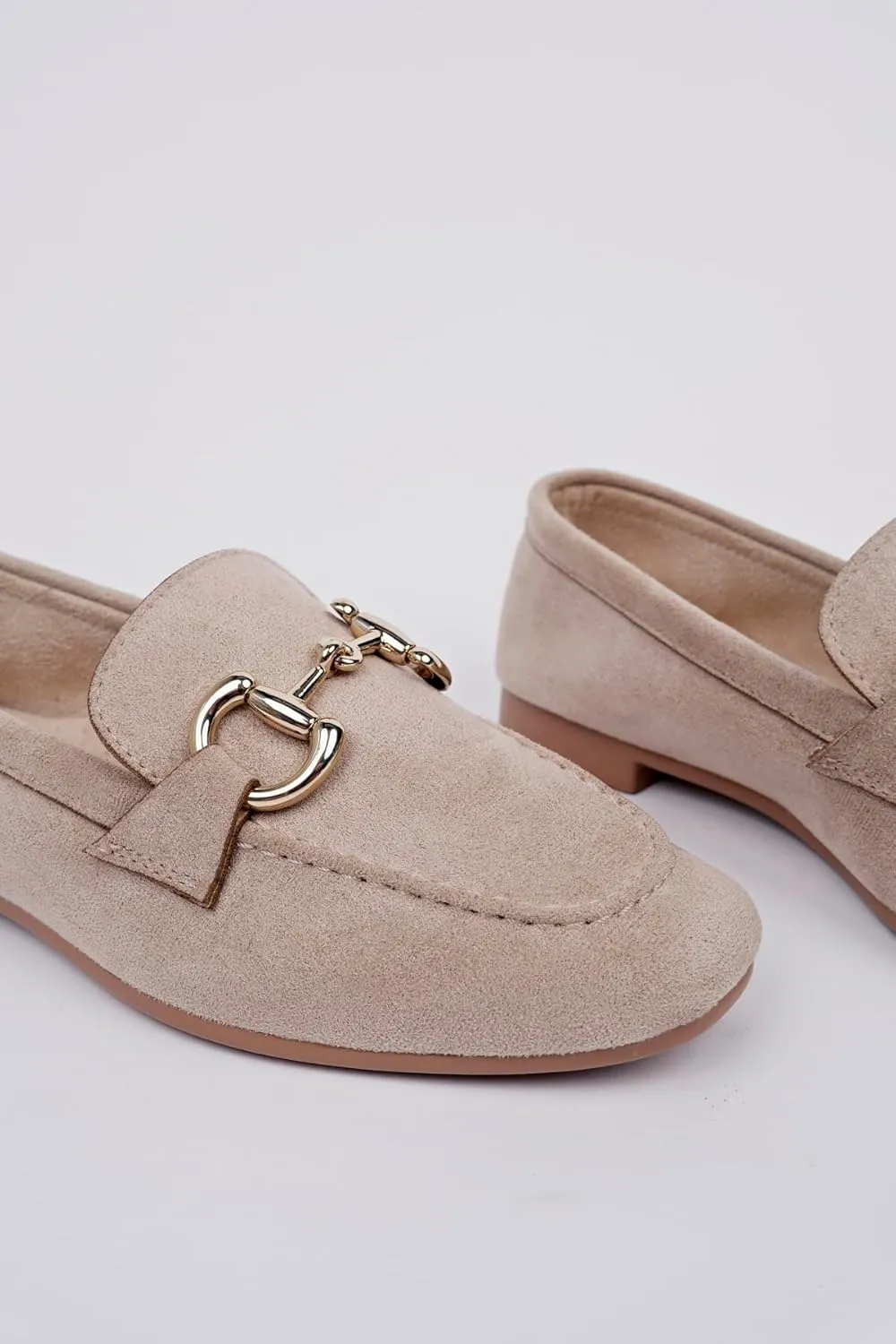 Women's Loafer Flat Comfortable Faux Suede Work Shoes,Cute Penny Loafer Slip On Ballet Flat, Barefoot Shoes Women