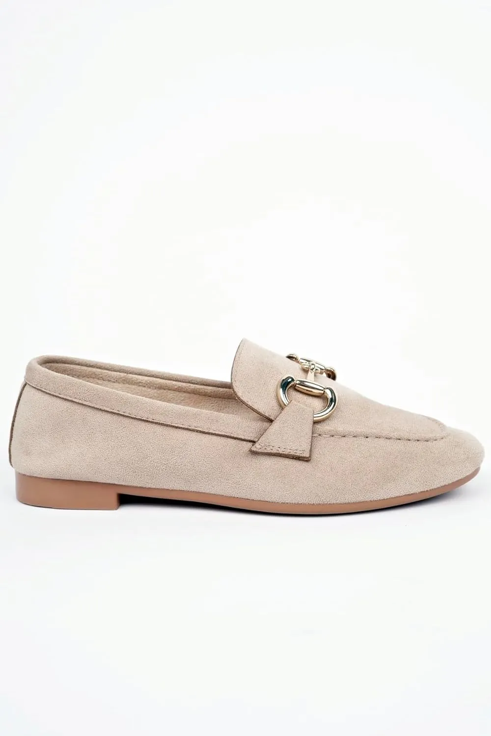Women's Loafer Flat Comfortable Faux Suede Work Shoes,Cute Penny Loafer Slip On Ballet Flat, Barefoot Shoes Women