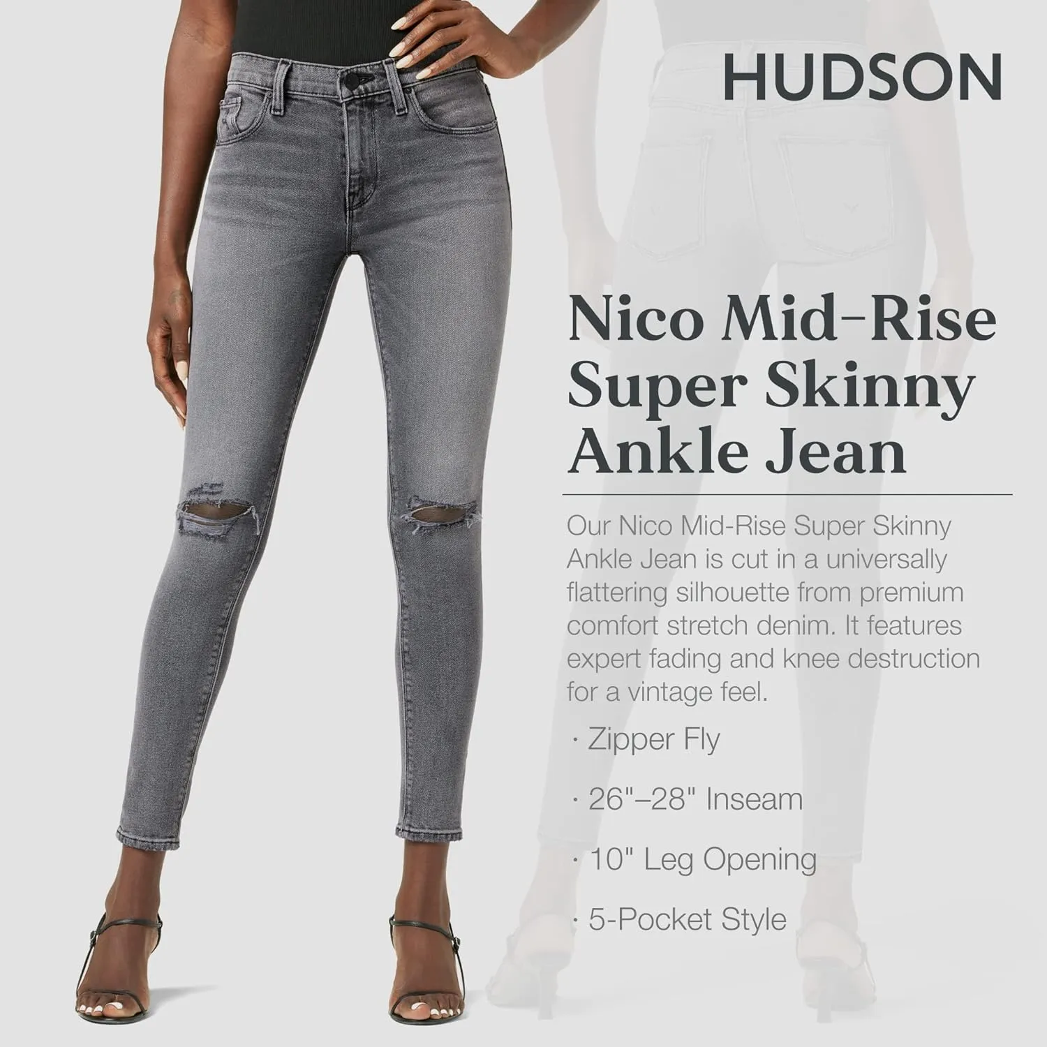 Women's Nico Mid Rise Super Skinny Jean