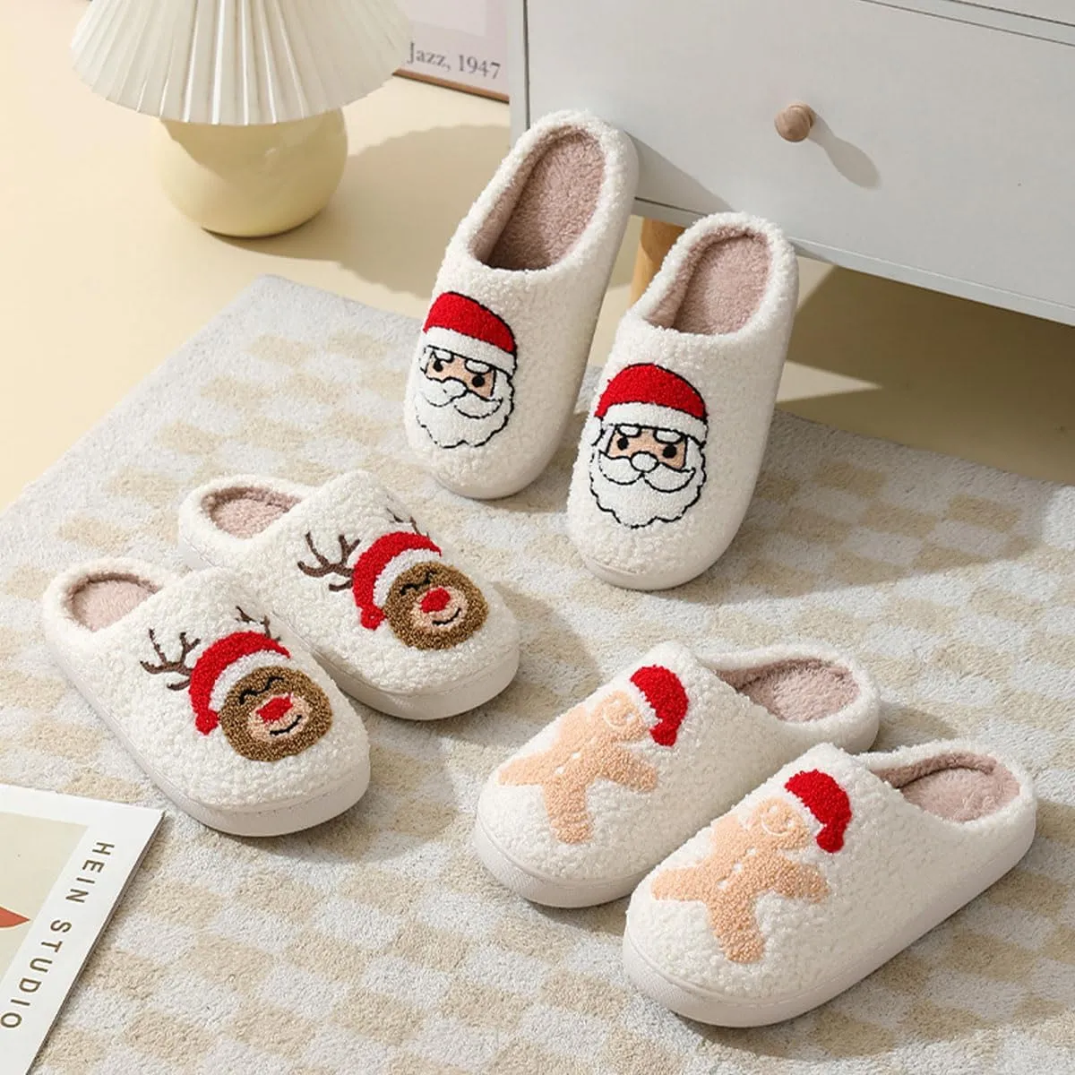 Women's Reindeer Fox Cute House Slippers - Cozy Indoor Shoes