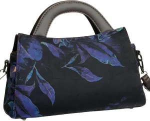 Women's Retro Ethnic Faux Leather Crossbody Bag Chic Printing Hanfu and Cheongsam Style Handbag for Travel Casual Party work