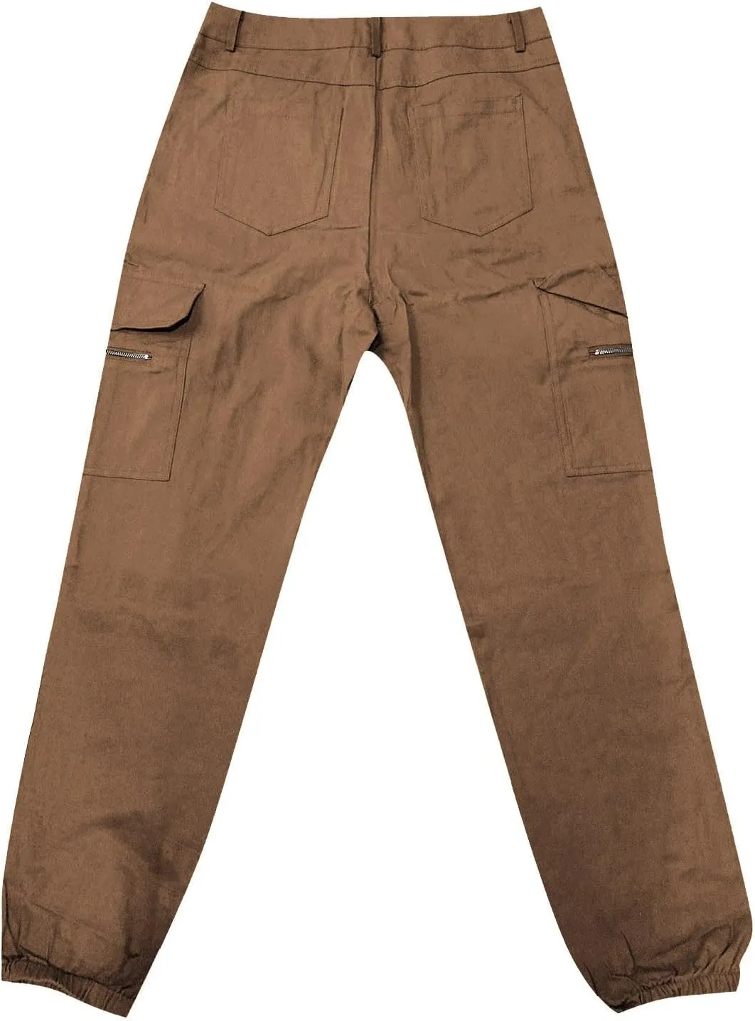 Womens Skinny Cargo Jeans with Pockets Mid Waist Flap Pocket Motorcycle Western Cowgirl Trousers Slim Fit Denim Pants