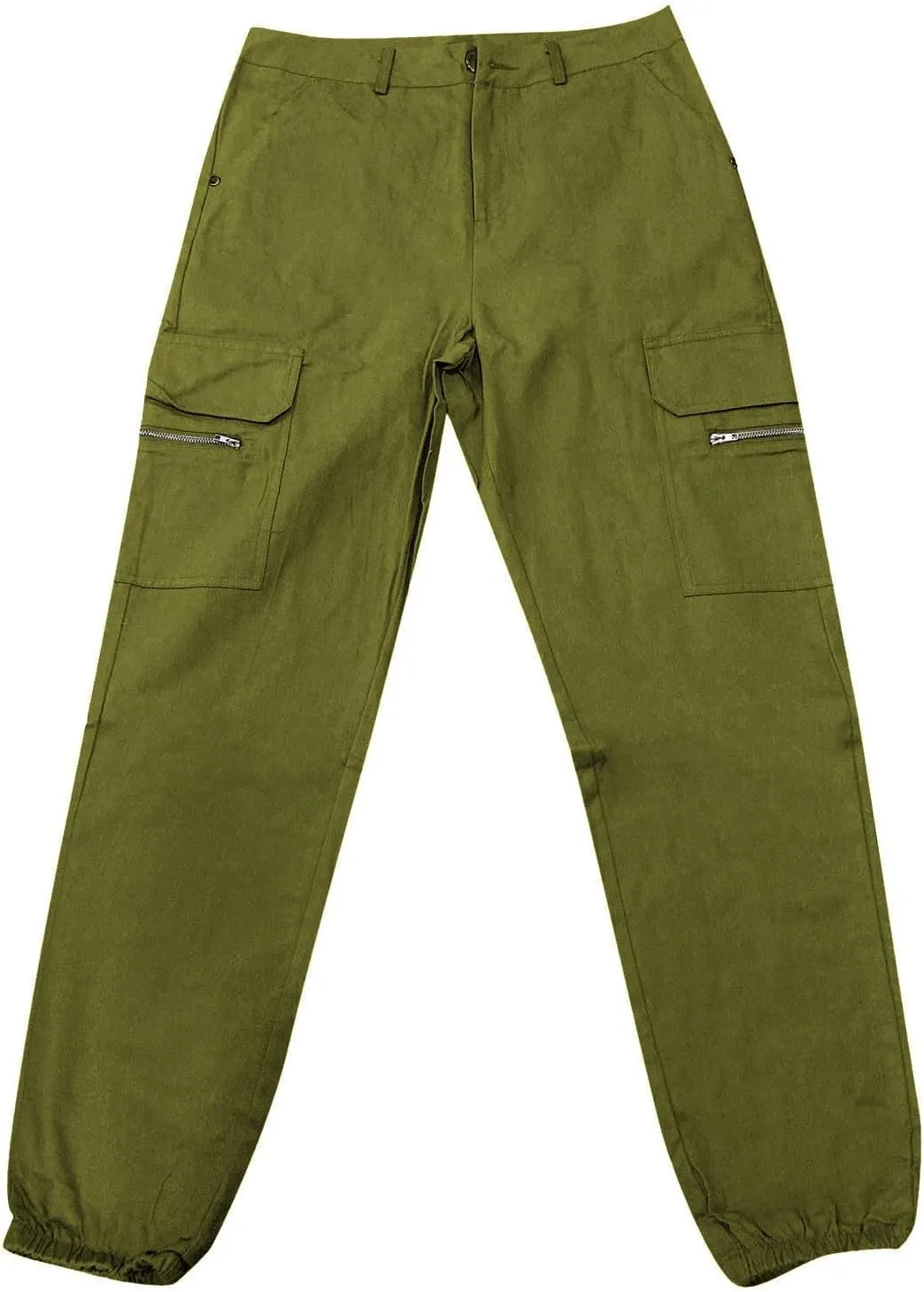 Womens Skinny Cargo Jeans with Pockets Mid Waist Flap Pocket Motorcycle Western Cowgirl Trousers Slim Fit Denim Pants