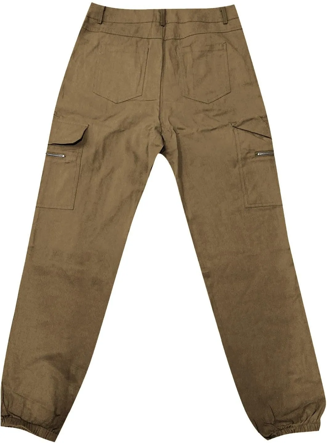 Womens Skinny Cargo Jeans with Pockets Mid Waist Flap Pocket Motorcycle Western Cowgirl Trousers Slim Fit Denim Pants